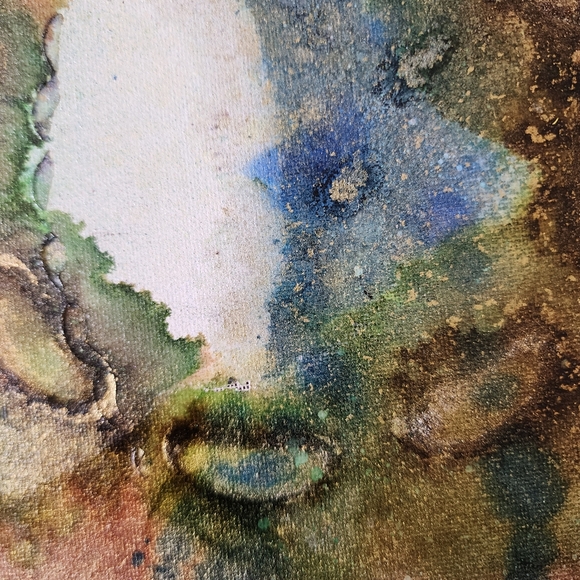 HANDCRAFTED Abstract Painting HANDPAINTED Artwork HANDMADE Wall Art Decor - Picture 12 of 17